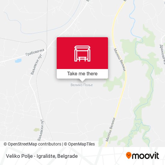 Veliko Polje - Igralište map