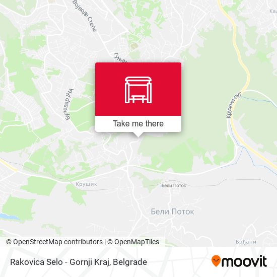 Rakovica Selo - Gornji Kraj map