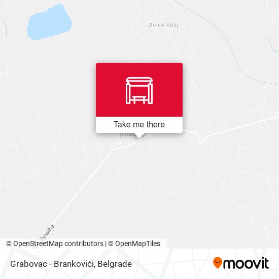 Grabovac - Brankovići map