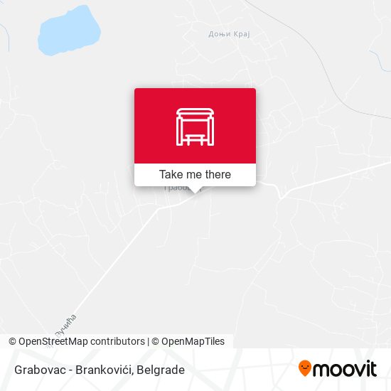 Grabovac - Brankovići map