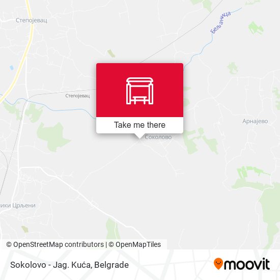 Sokolovo - Jag. Kuća map