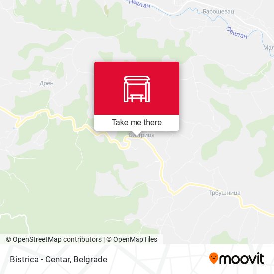 Bistrica - Centar map