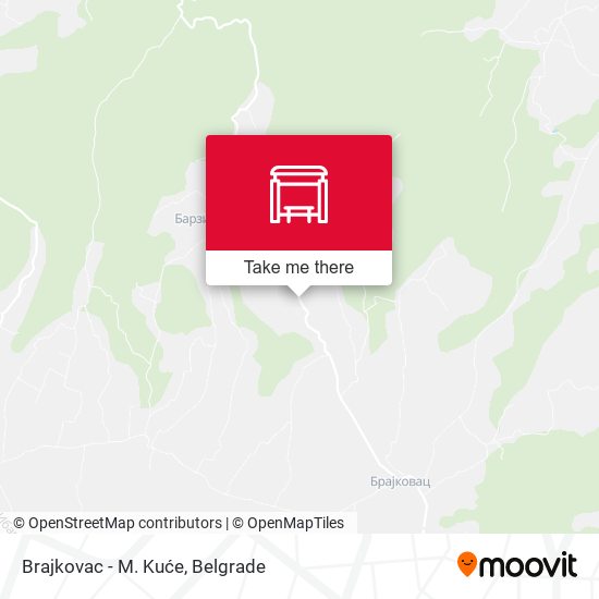 Brajkovac - M. Kuće map