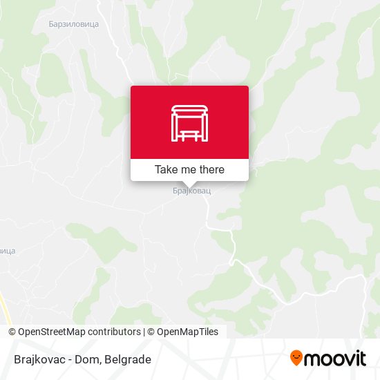 Brajkovac - Dom map