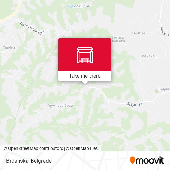 Brđanska map