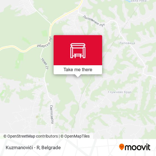 Kuzmanovići - R map