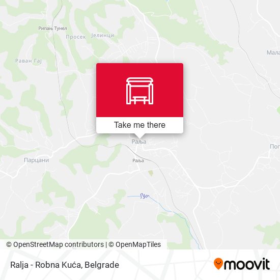 Ralja - Robna Kuća map