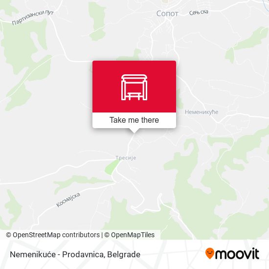 Nemenikuće - Prodavnica map