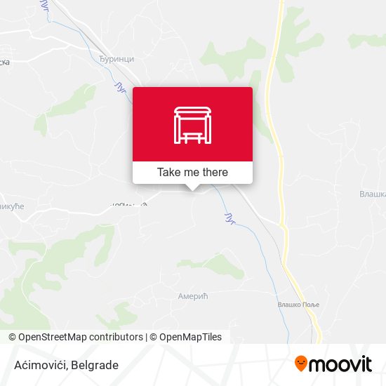 Aćimovići map