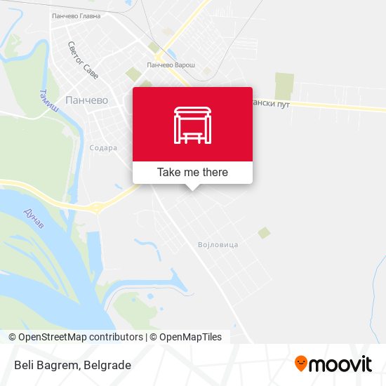 Beli Bagrem map