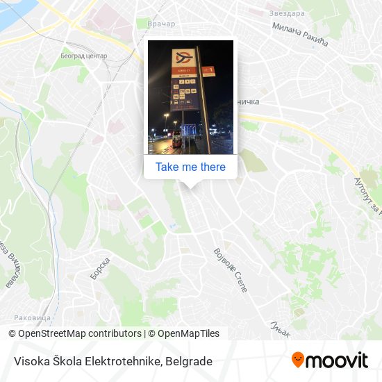 Visoka Škola Elektrotehnike map