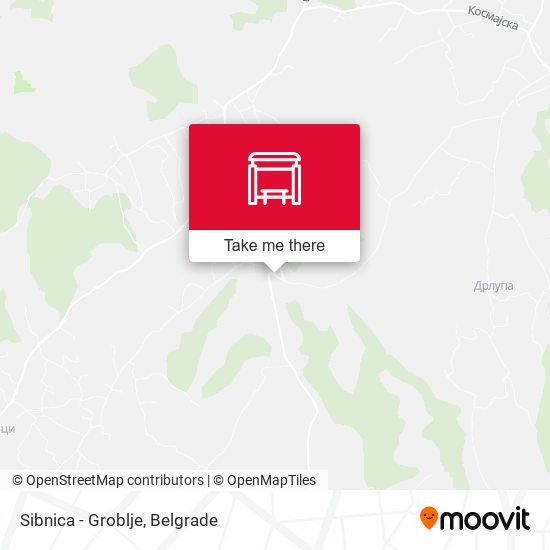 Sibnica - Groblje map