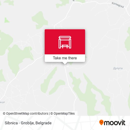 Sibnica - Groblje map