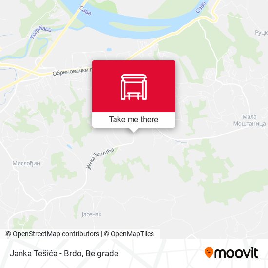 Janka Tešića - Brdo map