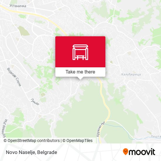 Novo Naselje map