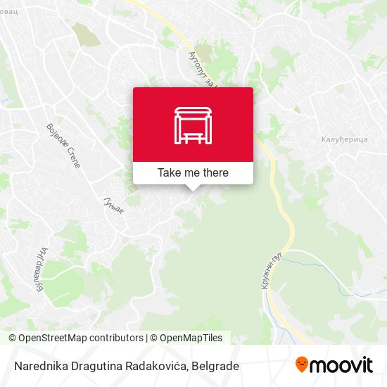 Narednika Dragutina Radakovića map