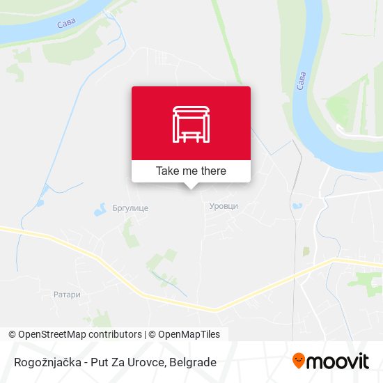 Rogožnjačka - Put Za Urovce map