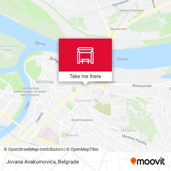 Jovana Avakumovića map