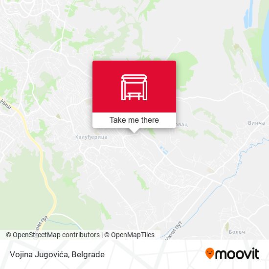 Vojina Jugovića map