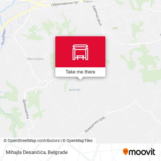 Mihajla Desančića map