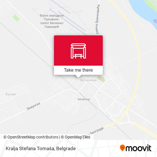 Kralja Stefana Tomaša map