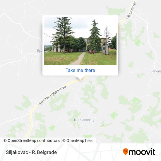 Šiljakovac - R map