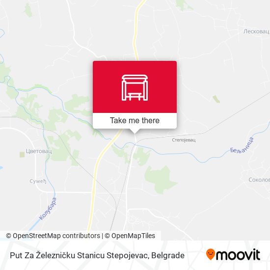 Put Za Železničku Stanicu Stepojevac map