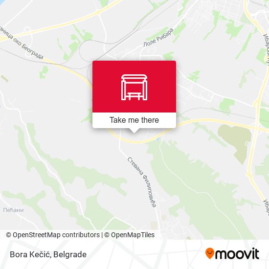 Bora Kečić map