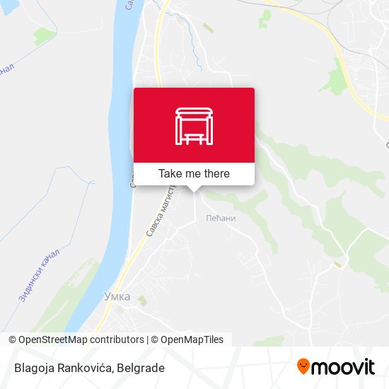 Blagoja Rankovića map