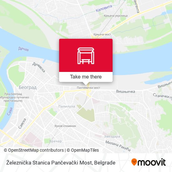 Železnička Stanica Pančevački Most map