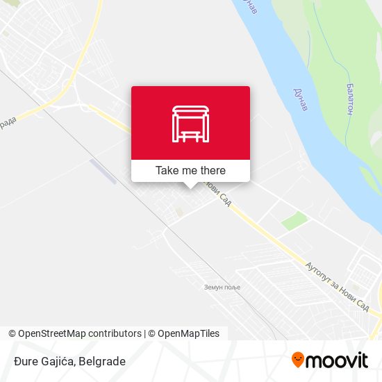 Đure Gajića map