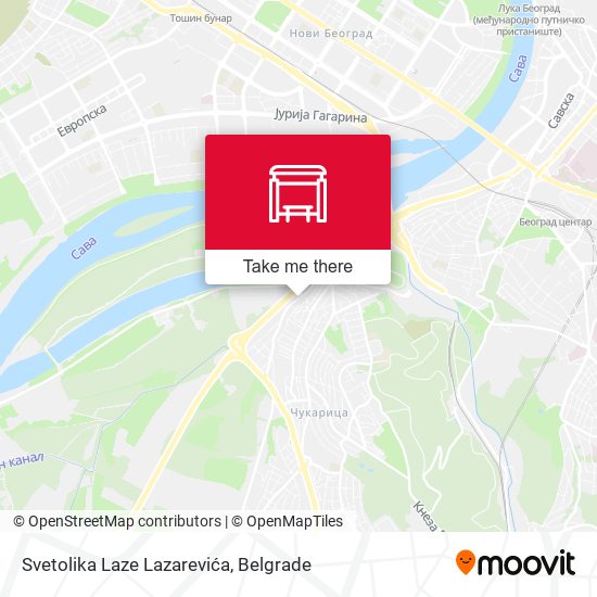 Svetolika Laze Lazarevića map