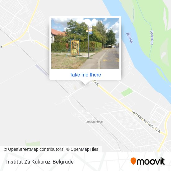 Institut Za Kukuruz map