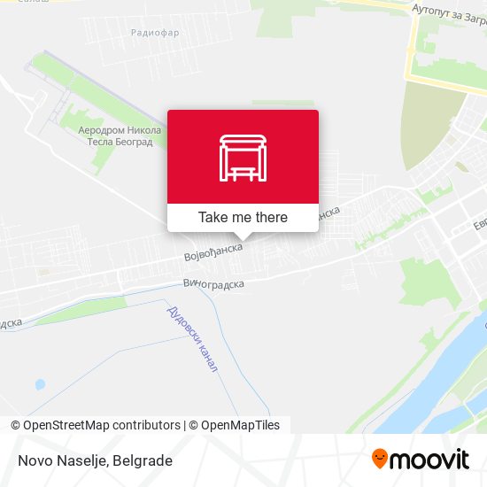 Novo Naselje map