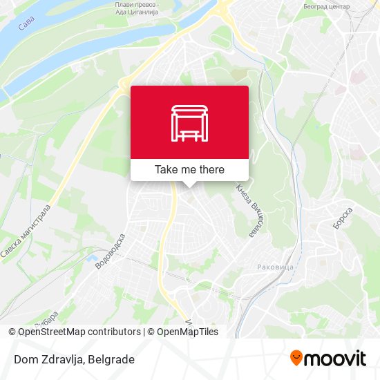 Dom Zdravlja map