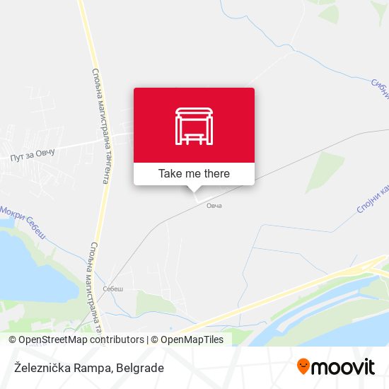 Železnička Rampa map