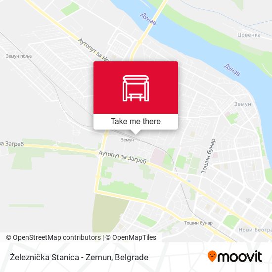 Železnička Stanica - Zemun map