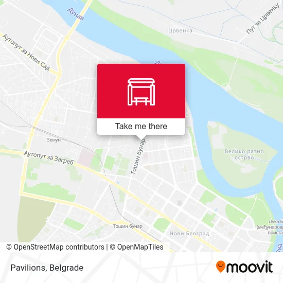 Pavilions map