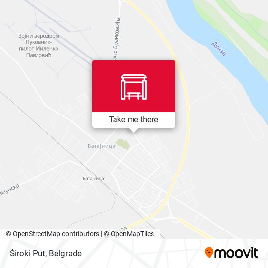 Široki Put map