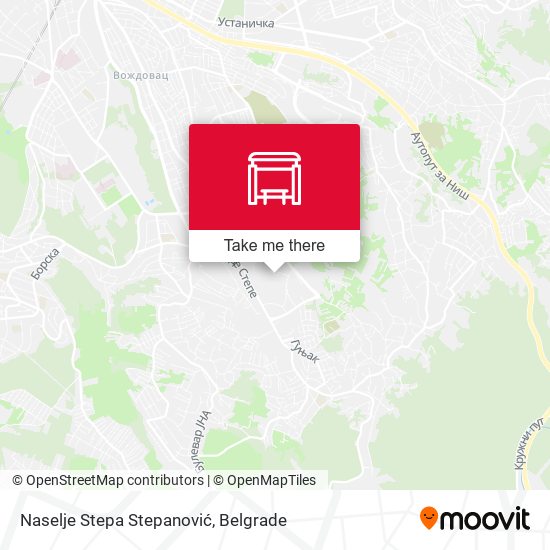 Naselje Stepa Stepanović map