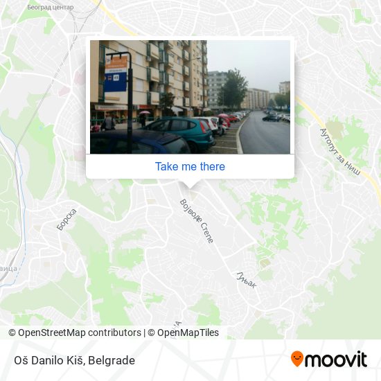 Oš Danilo Kiš map