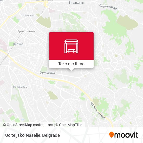 Učiteljsko Naselje map