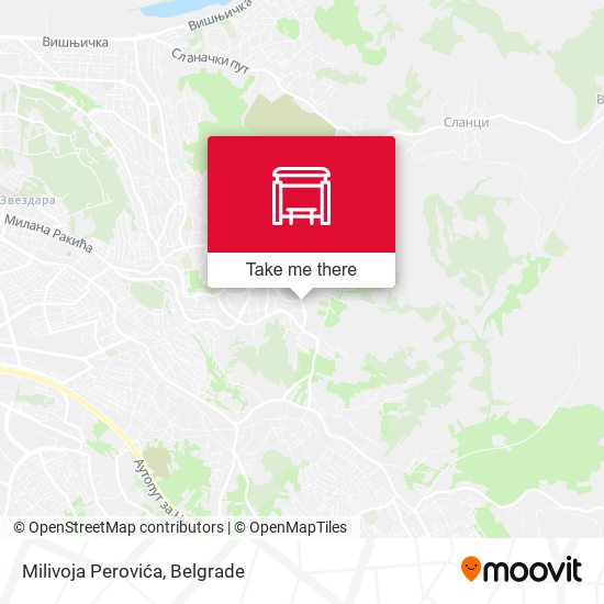 Milivoja Perovića map