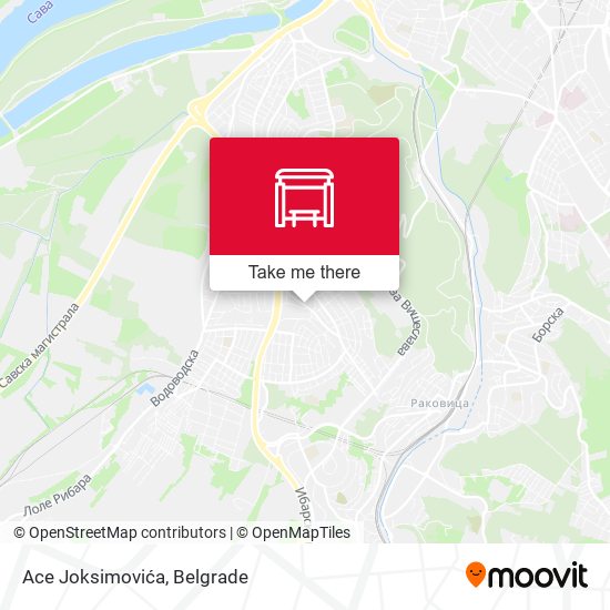 Аce Joksimovića map