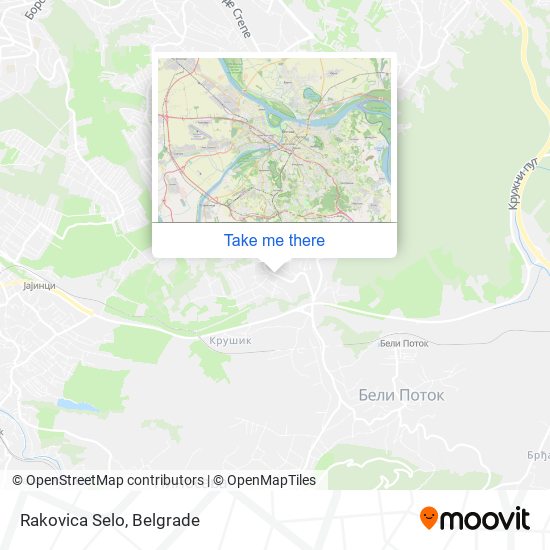 Rakovica Selo map