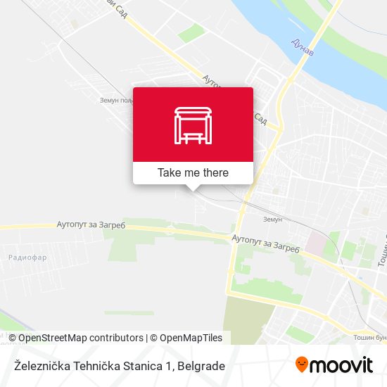 Železnička Tehnička Stanica 1 map