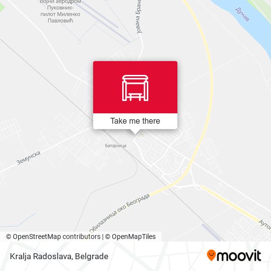 Kralja Radoslava map