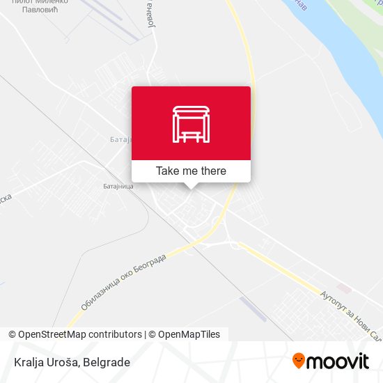 Kralja Uroša map