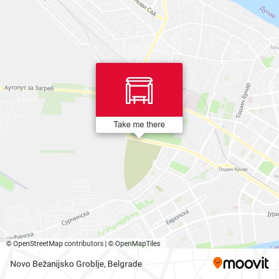 Novo Bežanijsko Groblje map