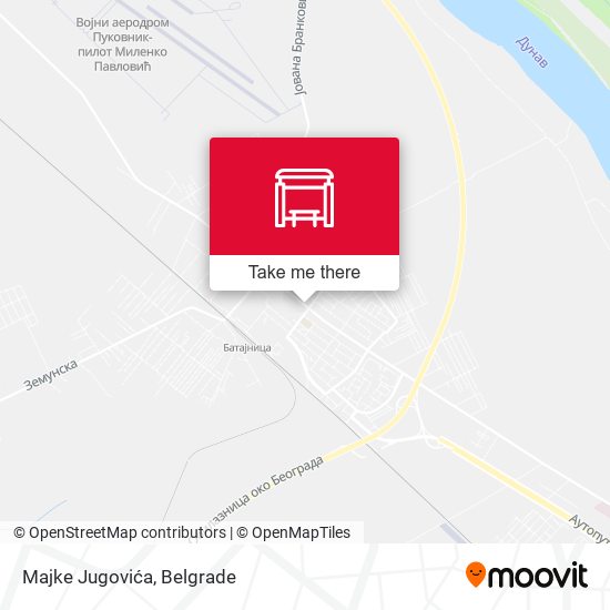 Majke Jugovića map